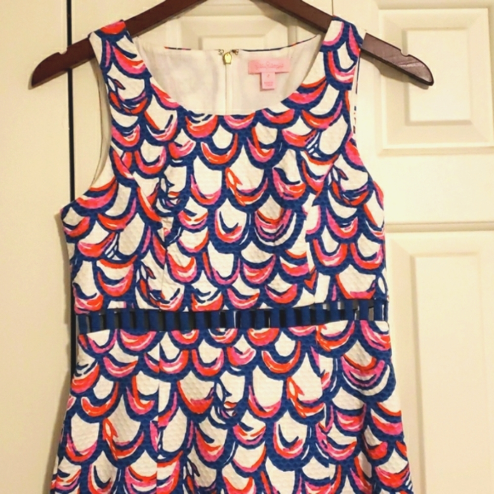 Lilly Pulitzer Iggy Cut-out Shift Dress Mod